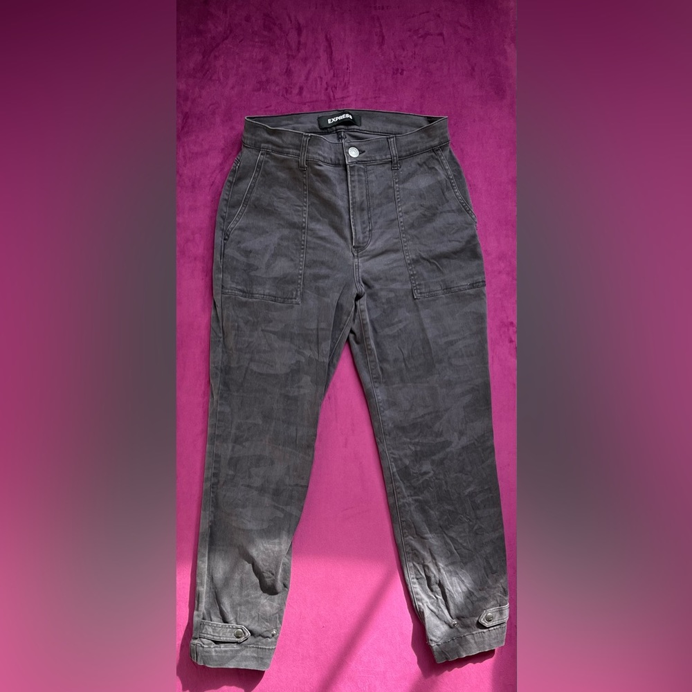 Express cargo camo pants